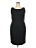 Kasper Solid Black Cocktail Dress Size 18 - photo 1