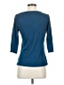 Deletta Blue 3/4 Sleeve Top Size XS - photo 2