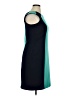 Chetta B Color Block Teal Cocktail Dress Size 14 - photo 4