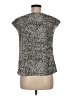 Violet & Claire 100% Polyester Silver Short Sleeve Top Size M - photo 2