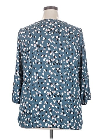 Collective Concepts 3/4 Sleeve Blouse (view 2)