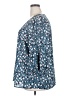 Collective Concepts 100% Polyester Blue 3/4 Sleeve Blouse Size 2X - photo 5
