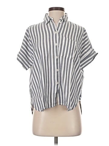 Madewell Daily Shirt in Stripe (view 1)