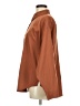 Express Solid Brown Long Sleeve Button-Down Shirt Size M - photo 5