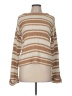 St. John's Bay Stripes Brown Pullover Sweater Size M - photo 1