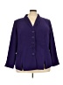 Roaman's Purple 3/4 Sleeve Blouse Size 28W - photo 1