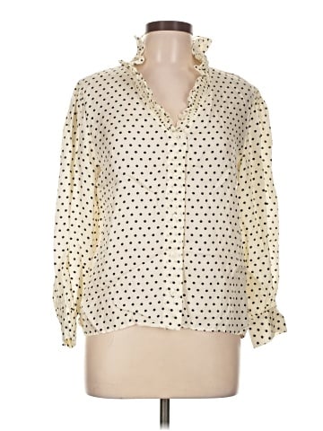 Sandro Long Sleeve Blouse (view 1)