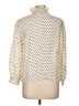 Sandro Polka Dots Ivory Long Sleeve Blouse Size L - photo 2