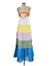 Roxy Color Block White Casual Dress Size M - photo 2