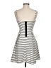 Monteau Stripes Ivory Cocktail Dress Size M - photo 2
