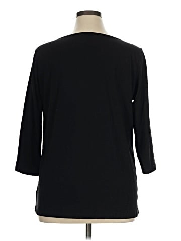 Isaac Mizrahi New York 3/4 Sleeve Top (view 2)