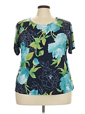 Susan Graver Short Sleeve Top (view 1)