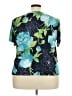 Susan Graver Blue Short Sleeve Top Size 2X - photo 2