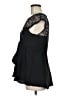 BCBGMAXAZRIA 100% Silk Black Sleeveless Silk Top Size 8 - photo 5