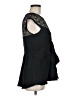 BCBGMAXAZRIA 100% Silk Black Sleeveless Silk Top Size 8 - photo 4