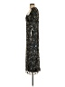 Mac Duggal 100% Polyester Black Silver Cocktail Dress Size 4 - photo 5