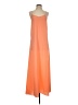 Leith Color Block Orange Casual Dress Size XS - photo 1