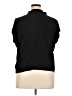 Splendid 100% Silk Black Short Sleeve Top Size XL - photo 2