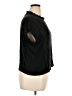 Splendid 100% Silk Black Short Sleeve Top Size XL - photo 4