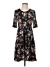 Assorted Brands Floral Black Casual Dress Size 4 (estimated) - photo 1