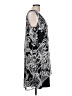 Connected Apparel 100% Polyester Paisley Black Casual Dress Size 12 - photo 4