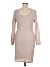 Jennifer Lopez Tweed Pink Cocktail Dress Size XL - photo 2