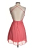 B. Smart 100% Polyester Hearts Pink Cocktail Dress Size 1 - photo 2