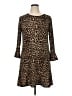 MICHAEL Michael Kors Animal Print Brown Casual Dress Size XL - photo 1