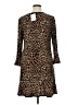 MICHAEL Michael Kors Animal Print Brown Casual Dress Size XL - photo 2