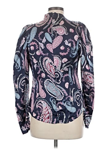 Thurley Long Sleeve Silk Top (view 2)