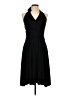 Evan Picone Solid Black Cocktail Dress Size 12 - photo 1