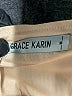 Grace Karin Metallic Gold Short Sleeve Top Size M - photo 7