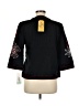 Alfred Dunner 100% Cotton Floral Black Jacket Size 8 (petite) - photo 2