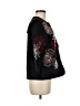 Alfred Dunner 100% Cotton Floral Black Jacket Size 8 (petite) - photo 4