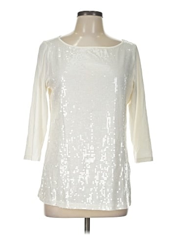 Ann Taylor LOFT Outlet 3/4 Sleeve T-Shirt (view 1)