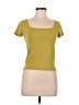 Express Yellow Short Sleeve Top Size M - photo 1