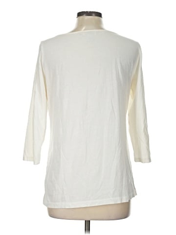 Ann Taylor LOFT Outlet 3/4 Sleeve T-Shirt (view 2)