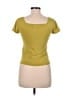 Express Yellow Short Sleeve Top Size M - photo 2