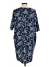 Lularoe Paisley Blue Casual Dress Size M - photo 2
