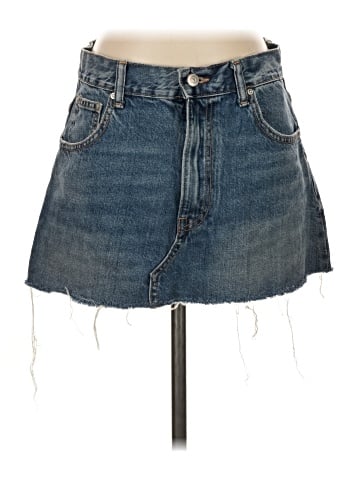 Zara Denim Skirt (view 1)