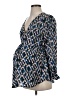 Motherhood 100% Polyester Blue Kimono Size Sm Maternity - photo 1