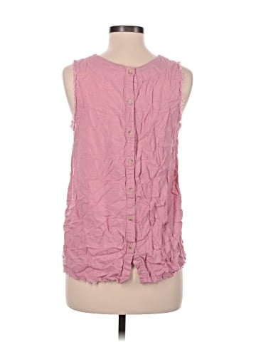 Cotton Bleu Sleeveless Top (view 2)