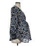 Motherhood 100% Polyester Blue Kimono Size Sm Maternity - photo 4