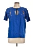 Cactus 100% Cotton Blue Short Sleeve Blouse Size L - photo 1