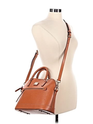 Dooney & Bourke Leather Satchel (view 2)