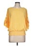 MICHAEL Michael Kors Yellow 3/4 Sleeve Blouse Size L - photo 1