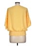 MICHAEL Michael Kors Yellow 3/4 Sleeve Blouse Size L - photo 2