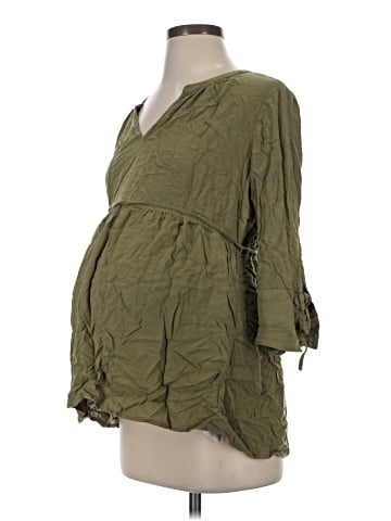 Motherhood 3/4 Sleeve Blouse (view 1)