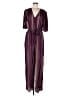 Maurices Stripes Purple Jumpsuit Size M - photo 1