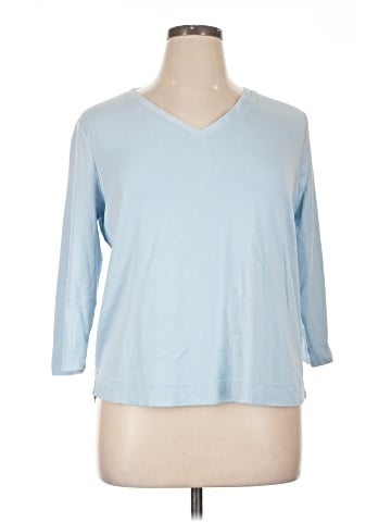 Chico's 3/4 Sleeve T-Shirt (view 1)